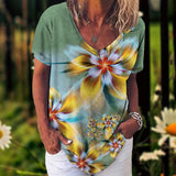 TIE-DYE Tees - Short Sleeve V-Neck 2XL- 5XL
