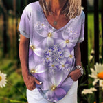 TIE-DYE Tees - Short Sleeve V-Neck 2XL- 5XL