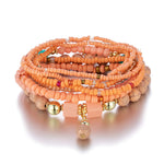 Bohemian Style Multi-Layer Beaded Bracelet