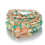 Bohemian Style Multi-Layer Beaded Bracelet