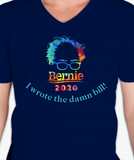 "I WROTE THE DAMN BILL"  Bernie T-Shirt V-Neck