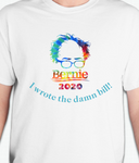 "I WROTE THE DAMN BILL"  Bernie T-Shirt V-Neck