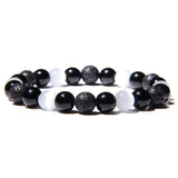Tiger Eye Beads Charm Bracelet