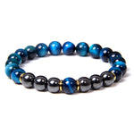 Tiger Eye Beads Charm Bracelet