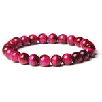Tiger Eye Beads Charm Bracelet
