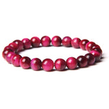 Tiger Eye Beads Charm Bracelet