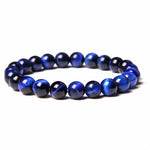 Tiger Eye Beads Charm Bracelet