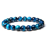 Tiger Eye Beads Charm Bracelet