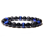 Tiger Eye Beads Charm Bracelet
