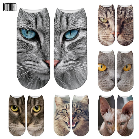 Cat Face Stockings 3D Printed