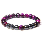 Tiger Eye Beads Charm Bracelet