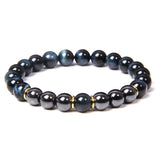 Tiger Eye Beads Charm Bracelet