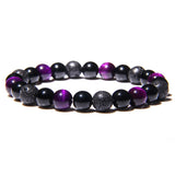 Tiger Eye Beads Charm Bracelet
