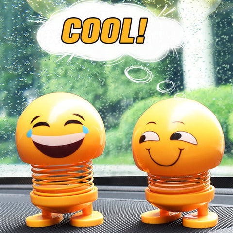 Smiley Face Car Dashboard Ornaments