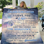 To My Daughter From Mom Letter Printed Quilts Fleece Blankets Birthday Gifts Valentine&#39;s Day Holiday Throw Blankets