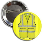 Yellow Vest Movement Pin (Button) 4/Set