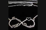 BERNIE NECKLACE - Infinity Personalized Name Necklace (Upto 4 names)