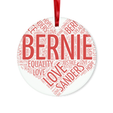 Bernie Heart Glass Hanging Ornament