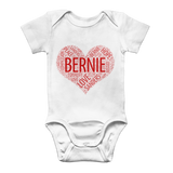 Bernie Heart Classic Baby Onesie Bodysuit