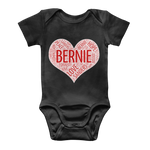 Bernie Heart Classic Baby Onesie Bodysuit
