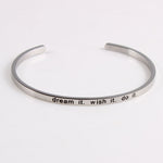 Bangles Engraved - Inspirational Quotes