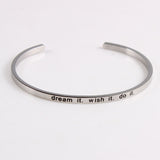 Bangles Engraved - Inspirational Quotes
