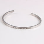 Bangles Engraved - Inspirational Quotes