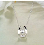 Lucky Horseshoe Necklace (Horse Hoof)  - 925 Sterling Silver