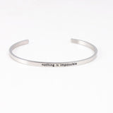 Bangles Engraved - Inspirational Quotes