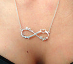 BERNIE NECKLACE - Infinity Personalized Name Necklace (Upto 4 names)