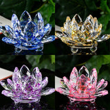 Lotus Crystal Glass Candle Holder / SOLD OUT