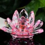 Lotus Crystal Glass Candle Holder / SOLD OUT