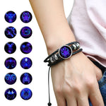 Zodiac Bracelet - Glass Cabochon  N/A