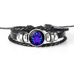 Zodiac Bracelet - Glass Cabochon  N/A