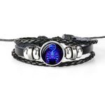 Zodiac Bracelet - Glass Cabochon  N/A