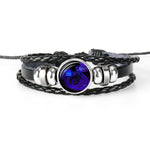 Zodiac Bracelet - Glass Cabochon  N/A